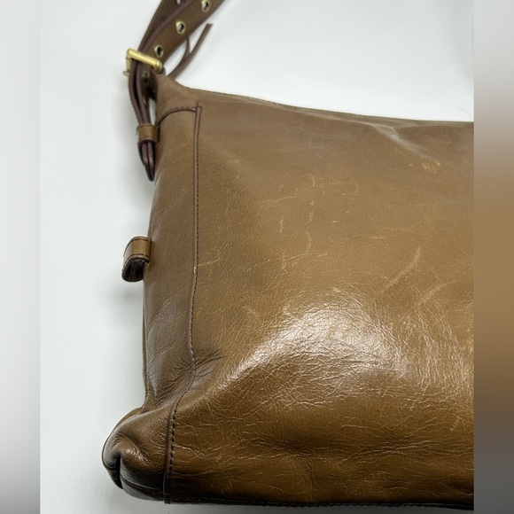 Hobo International Brown Leather Crossbody Shoulder Bag - Picture 3 of 8